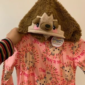 Cute girls coverall pajama